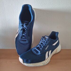 Reebok Classic Retro Running Sneakers - Blue & Pink - Size 10